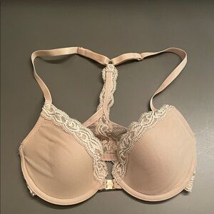 Natori Feathers Front Close T-back Bra